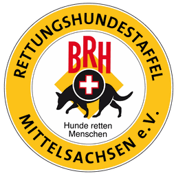 Logo der BRH Rettungshundestaffel Mittelsachsen